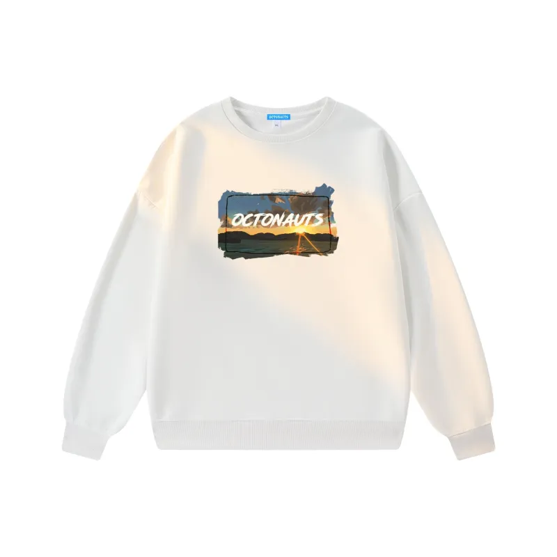 Small Columns Under The Sea Sweatshirt Unisex-0