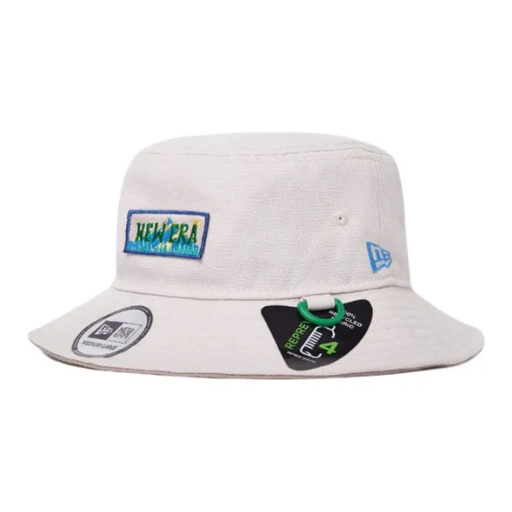 New Era Polyamide Bucket Hats Unisex Beige-0