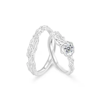 VOCK S 999 Fine Silver Rings Unisex