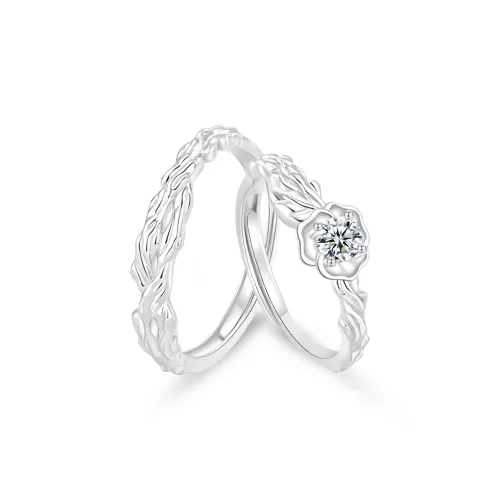 Lao Feng Xiang 925 Sterling Silver Rings Womens