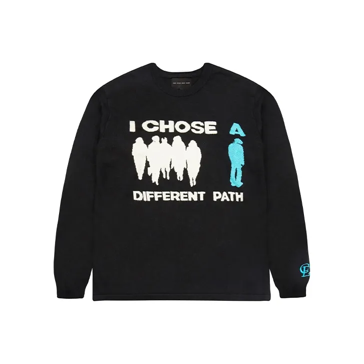 Createexploreexpandconquer Intarsia-knit Sweater-0