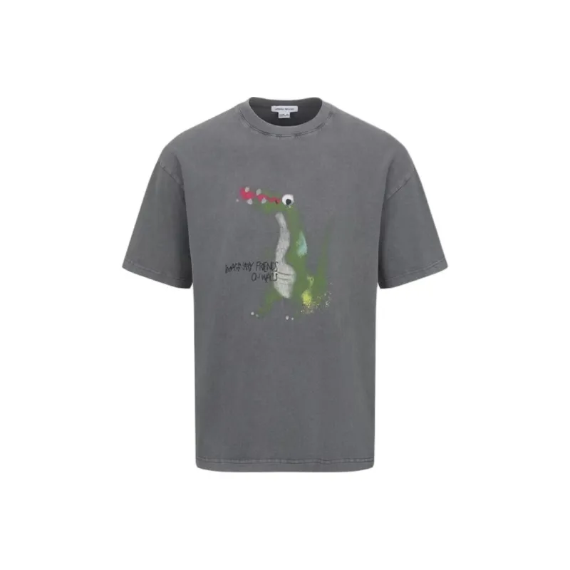 URBAN REVIVO T Shirt Men's Cool Gray-0