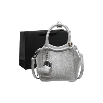PINK·LAND PU Shoulder Bag, Crossbody Bag, Handbag Women's Black/Ecru/Silver/Pink/Purple/Yellow