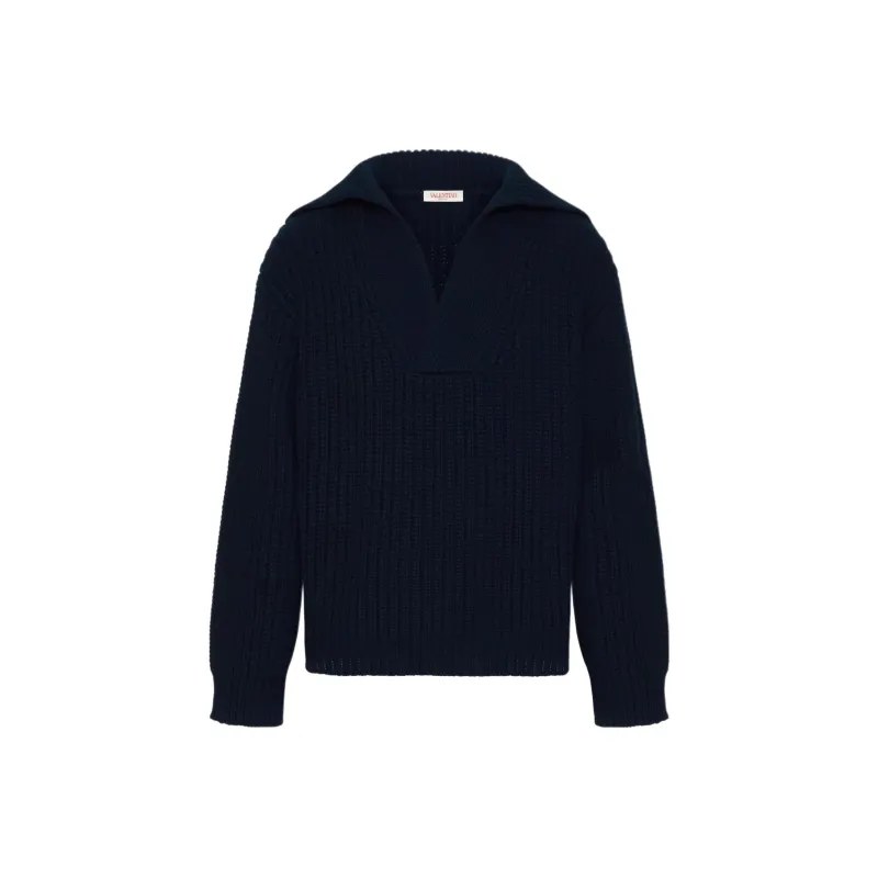 Valentino V Neck Long Sleeved Jumper-0