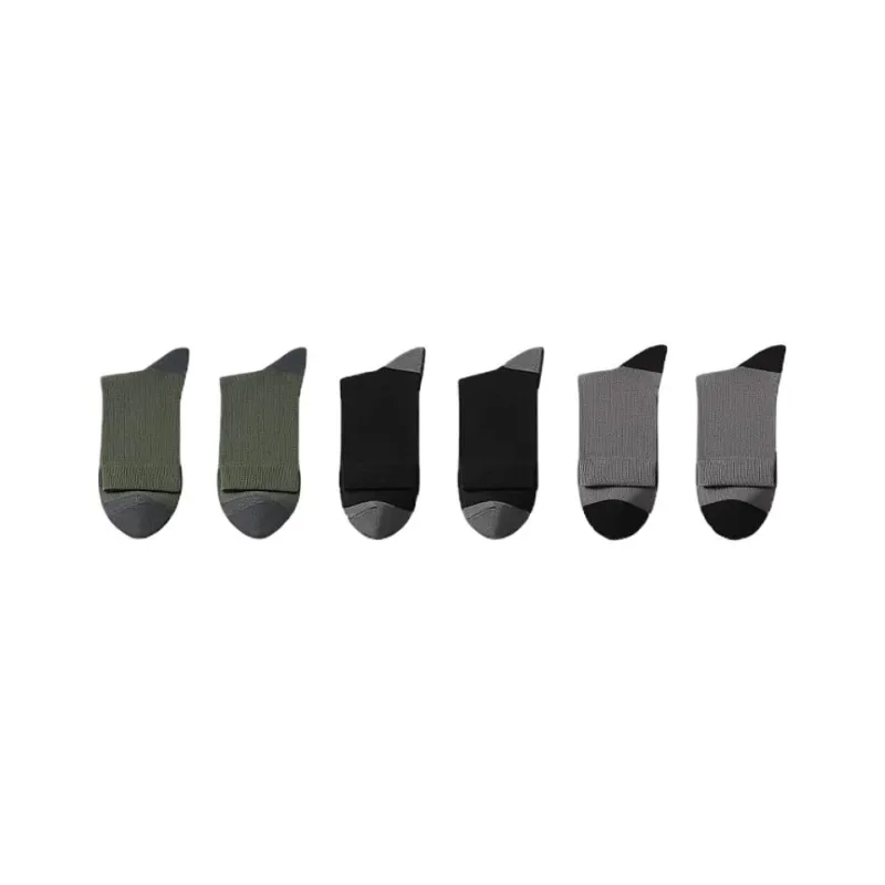 H YXIANG Mid Calf Socks Unisex 6 Pack-2