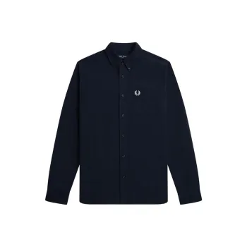 FRED PERRY Oxford Logo embroidered Cotton Shirt