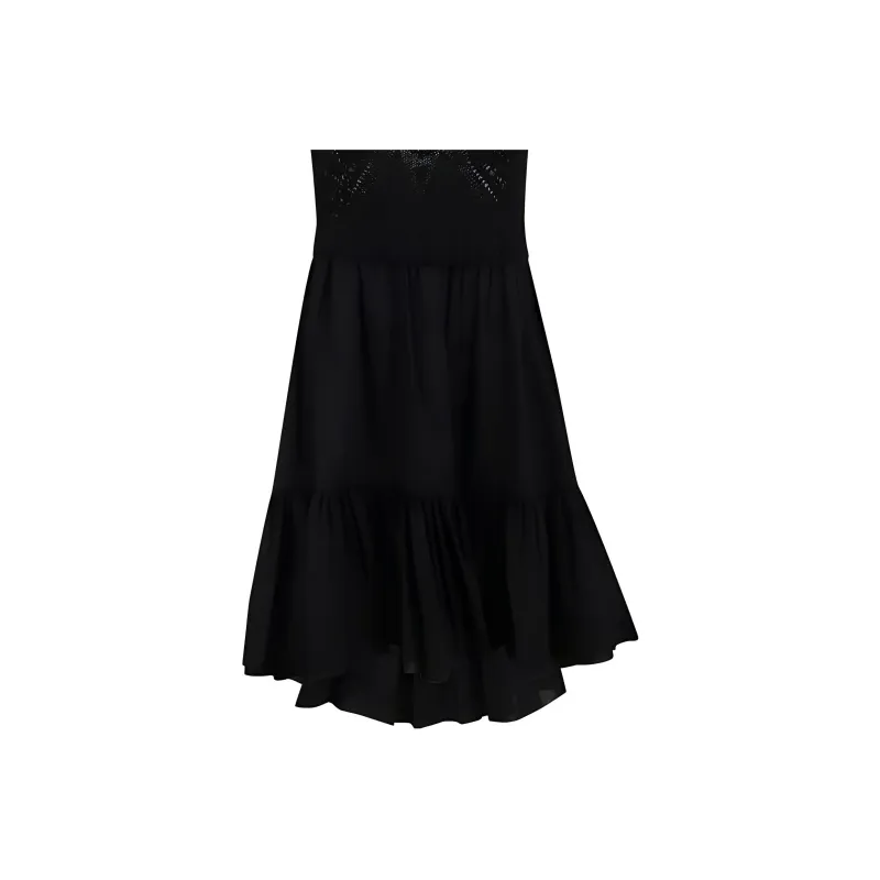 PINKO SS23 Sleeveless Dress Women's Black-3