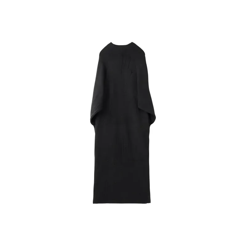 Yohji Yamamoto Long Sleeved Dresses Women's Charcoal-1