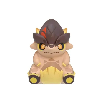 Suplay Genshin Impact, Dragon Buddy, Crested Sharp Toothed Lizard, Hanging Card Cute Trendy Toy Chibi Figures