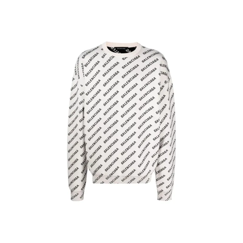 Balenciaga Sweaters Men White-0