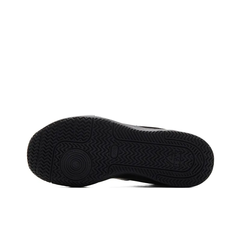 PEAK Cushioning, Slip Resistant, Rebound Low Top Basketball Shoes Men's All Black-5