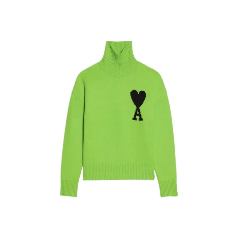Ami Paris Ami De Cœur Turtleneck Sweater-0