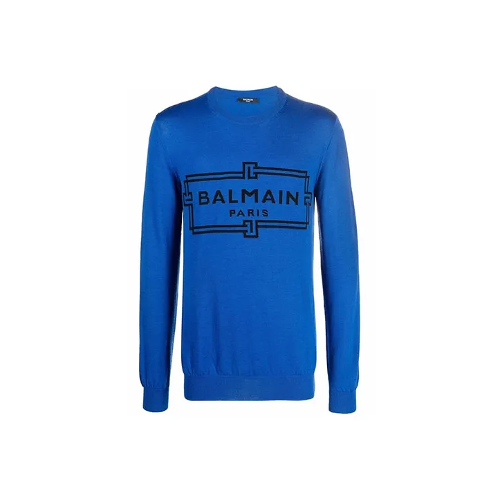 BALMAIN Sweaters Men Blue-0