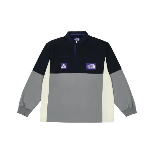 PALACE X The North Face Purple Label High Bulky Rugby Shirt
