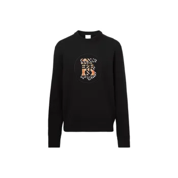 Burberry Monogram Motif Wool Knit Sweater