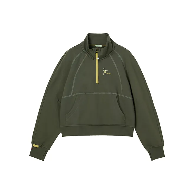 Umamiism Half Zip Sweatshirt Unisex-11