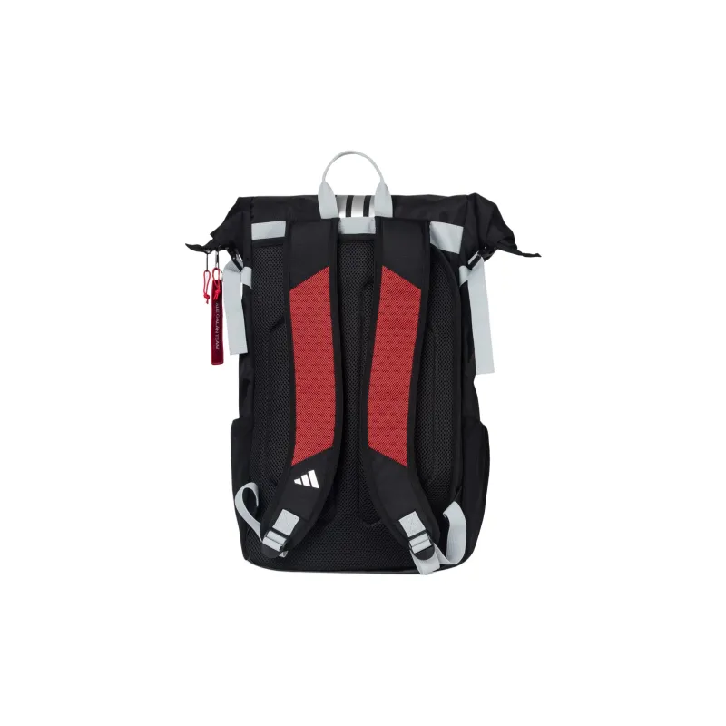 Adidas Polyethersulfone Backpack Unisex Black & Silver Metallic-3