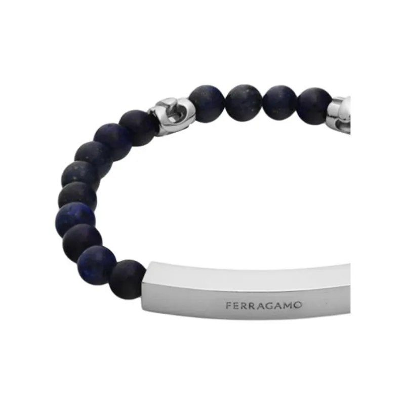 FERRAGAMO Brass Bracelets Women's Black-2