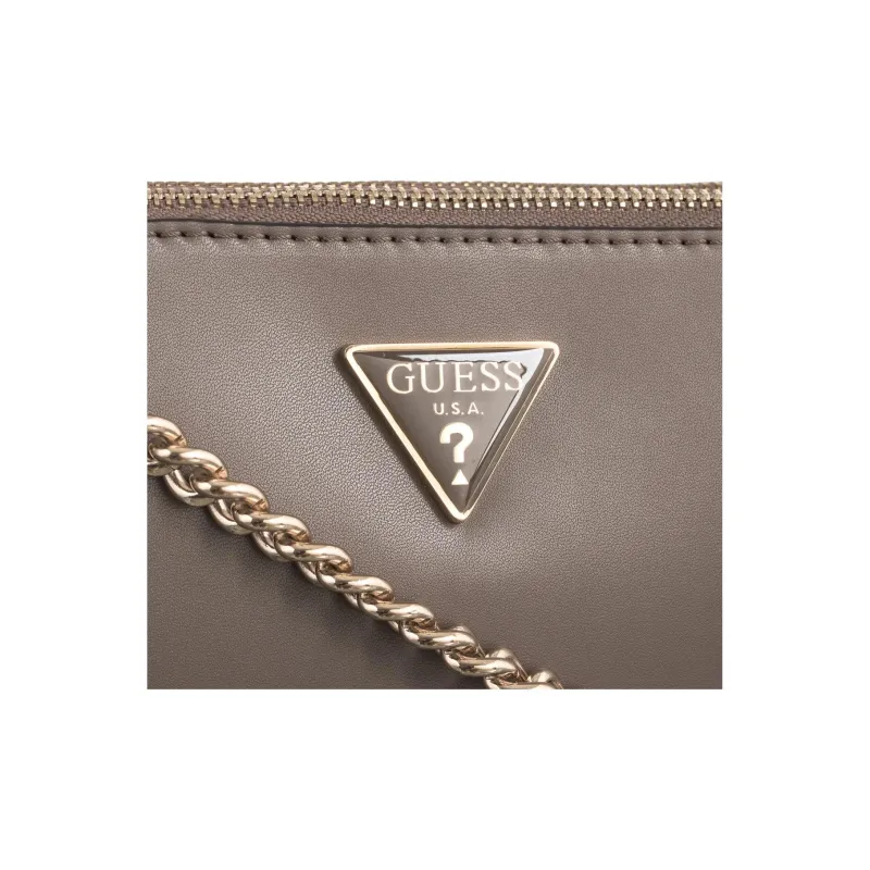 GUESS Leather Shoulder Bag Women's Tan-6