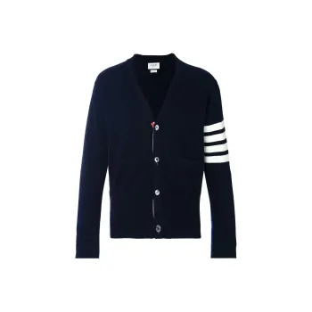 THOM BROWNE 4 Bar Stripe Cardigan