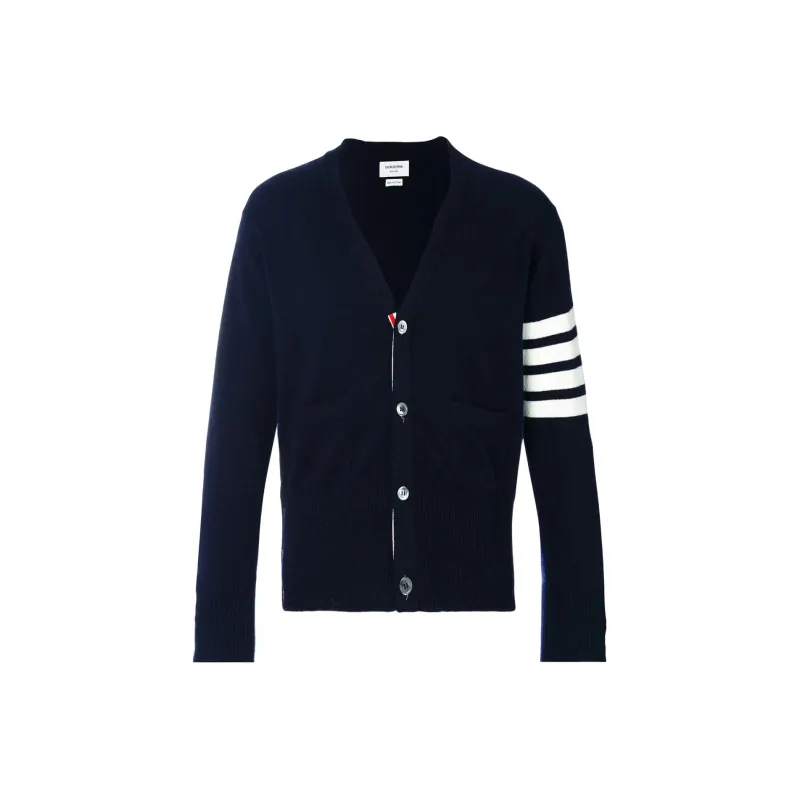 THOM BROWNE 4 Bar Stripe Cardigan-0