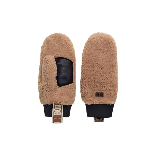 UGG Knit Gloves Women's Brown