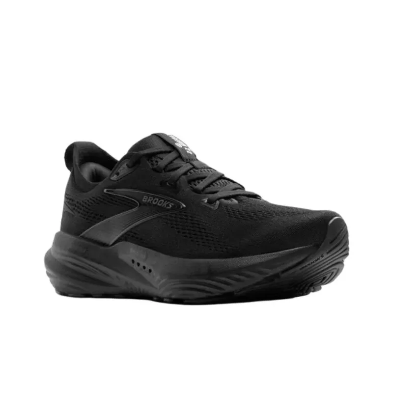 Brooks Glycerin 22 Anti Slip Wear Resistant Low Top Long Distance Running Shoes Men's Black-2