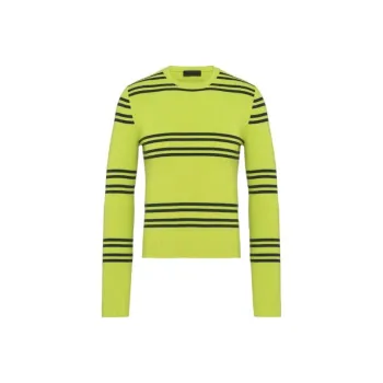PRADA Sweaters Men Lime Green