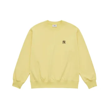MLB New York Yankees Basic Collection SS25 Sweatshirt Unisex Light Yellow