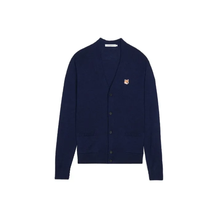 Maison Kitsune Sweater Men's Dark Blue-0