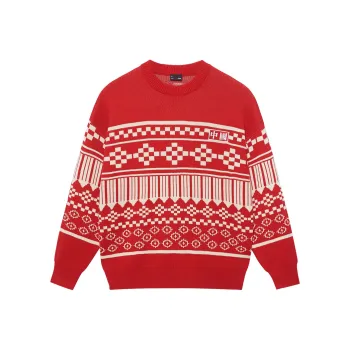 LiNing Sports Trend Series Sweater Unisex Bull Red
