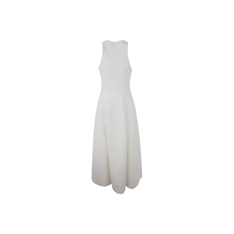 Brunello Cucinelli Pleated Sleeveless Maxi Dress-1