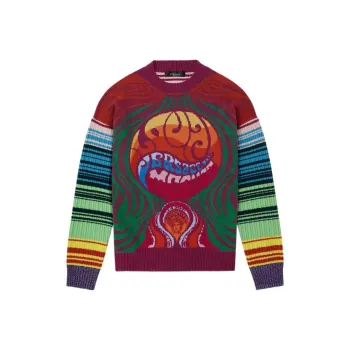 VERSACE Medusa Logo Intarsia Crewneck Jumper