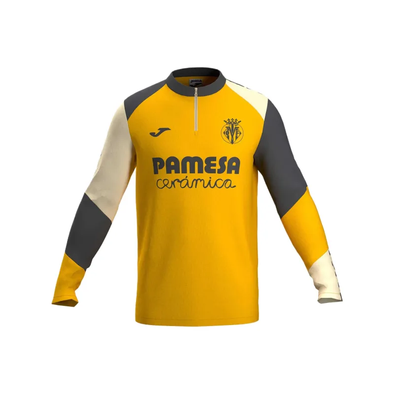 Joma Sweatshirt Goalkeeper Training Villarreal Cf Sweatshirt Men Mixed Color Gray-0