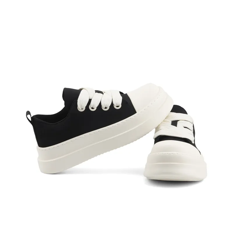 Daying Breathable Lightweight Height Increasing Low Top Canvas Shoes Men's-8