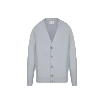 MM6 Maison Margiela Buttoned V Neck Cardigan