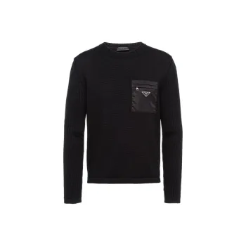 PRADA Logo Pocket Knitted Sweater