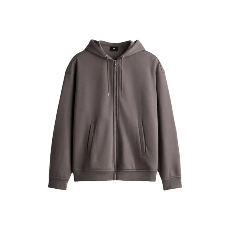 H&M Sweatshirt Men's Dark Beige Gray-0