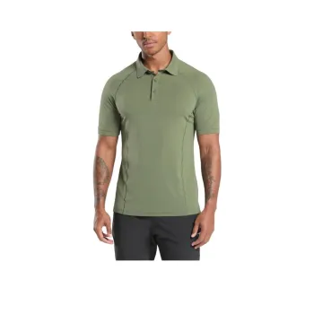 GYMSHARK Polo Shirt Men's Olive Green