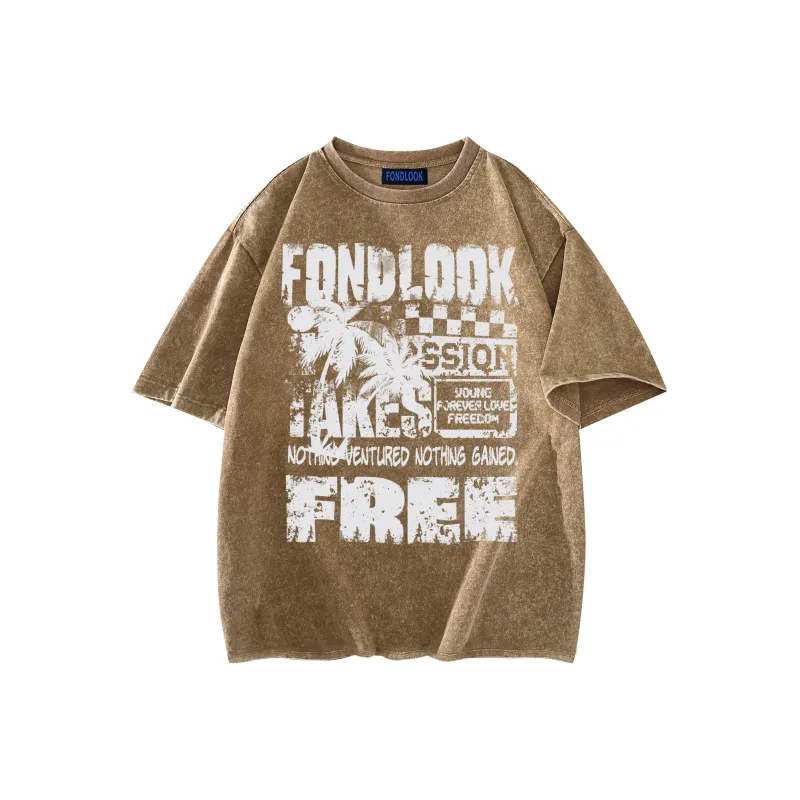 FONDLOOK T Shirts Unisex-6