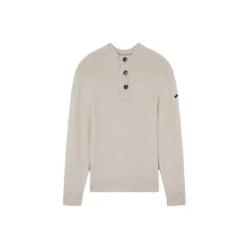 Paul & Shark Mock neck Chenille Jumper
