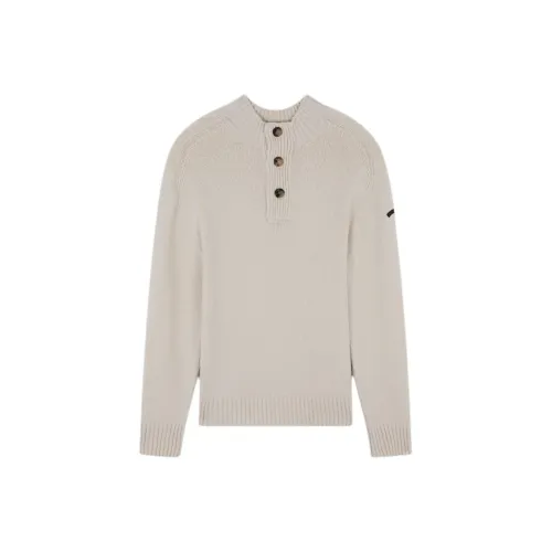 Paul & Shark Mock neck Chenille Jumper