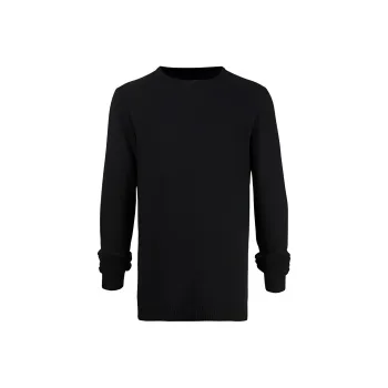 RICK OWENS Crew neck Rib trimmed Jumper