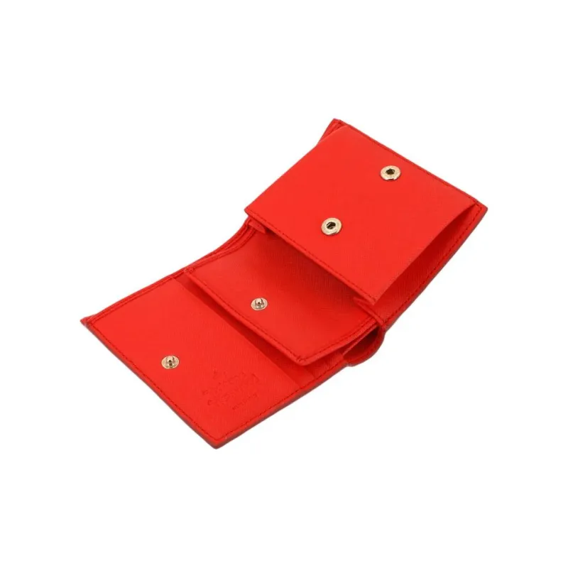 Vivienne Westwood Polyurethane Wallet Women's Red-4