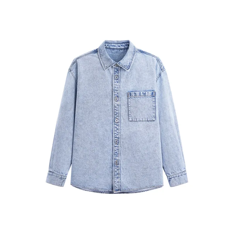 GXG Shirts Men Denim Blue-0