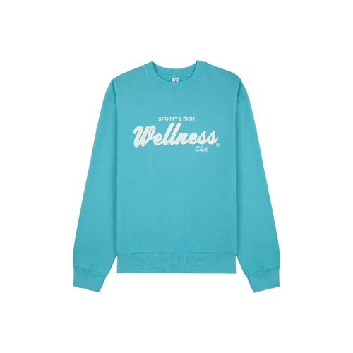 SPORTY & RICH Draft Logo print Sweatshirt