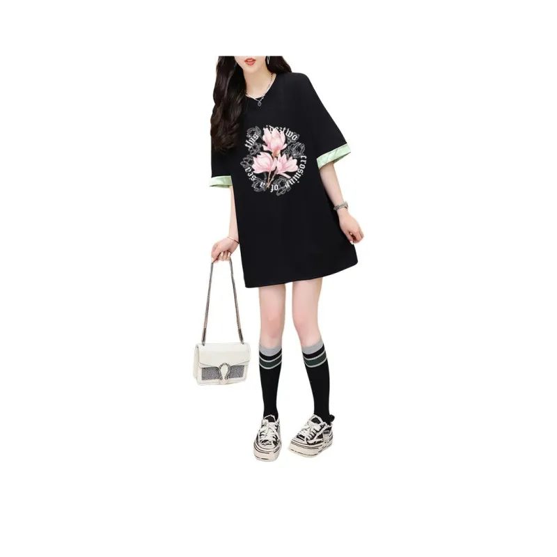 Flowers In Water Regular T Shirt Women's-7