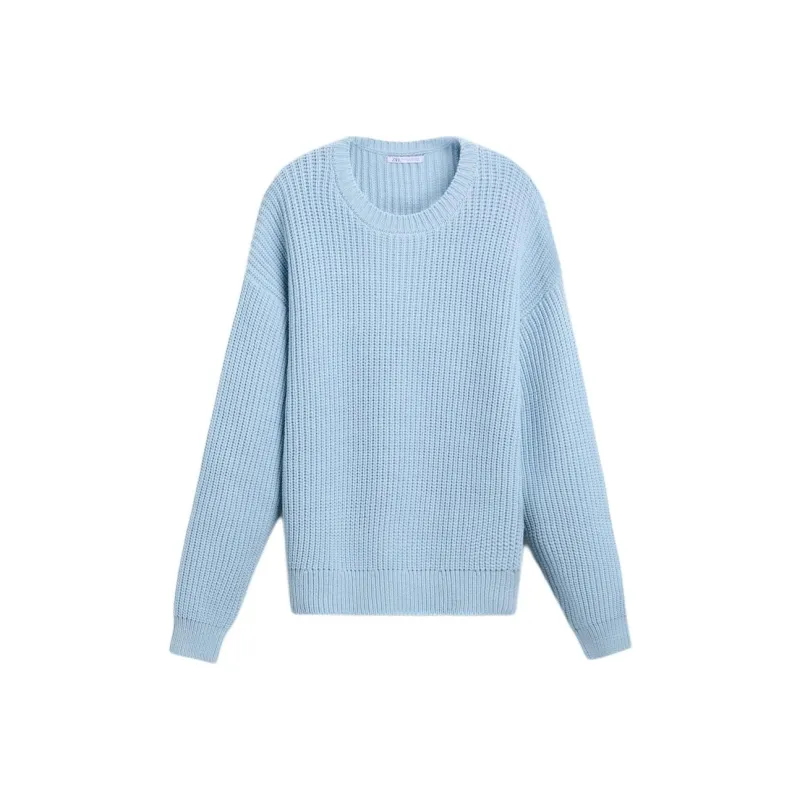 ZARA Sweaters Men Light Blue-0