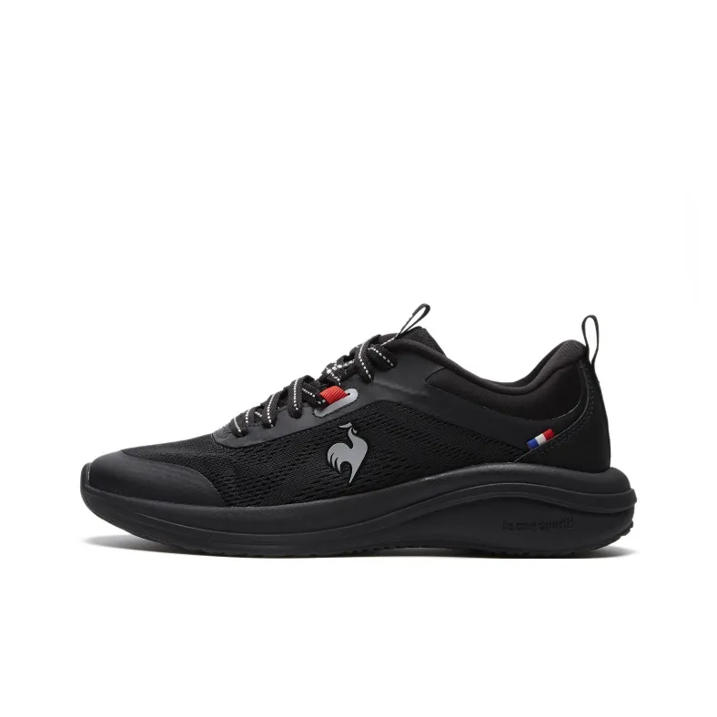 Le Coq Sportif LCS EASY RUN Shock Absorbers With Slip Resistant Features Low Top Training Shoes Unisex Black-0