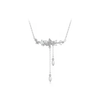 PUTUOSHANWENCHUANG S925 Silver Necklaces Unisex